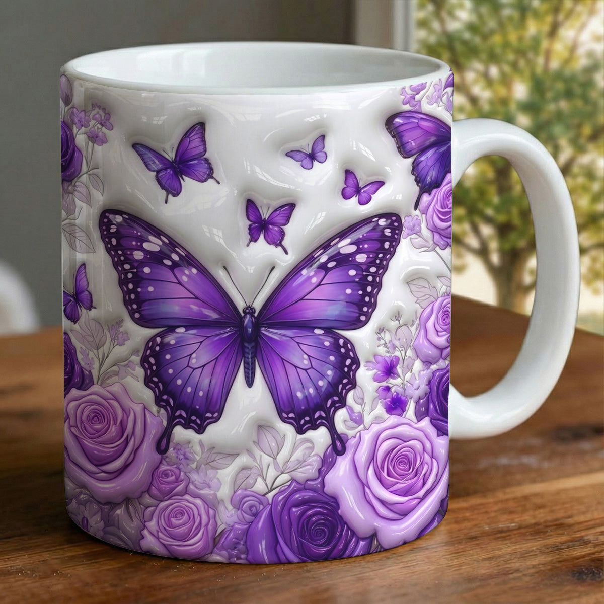 Butterfly Lover Ceramic Mug Butterflies Wings In Bloom