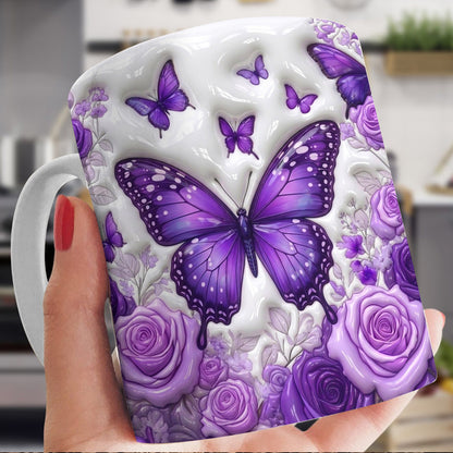 Butterfly Lover Ceramic Mug Butterflies Wings In Bloom