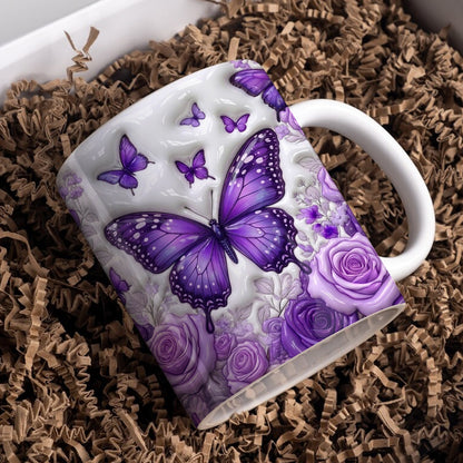 Butterfly Lover Ceramic Mug Butterflies Wings In Bloom