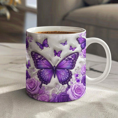 Butterfly Lover Ceramic Mug Butterflies Wings In Bloom