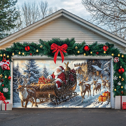 Christmas Garage Door Banner Decoration - Gentle Christmas Spirit