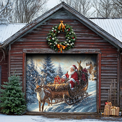 Christmas Garage Door Banner Decoration - Gentle Christmas Spirit
