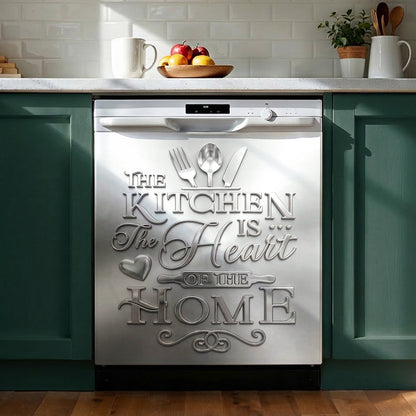 Kitchen Style Magnetic Dishwasher Cover Heart Of The Kitchen Home