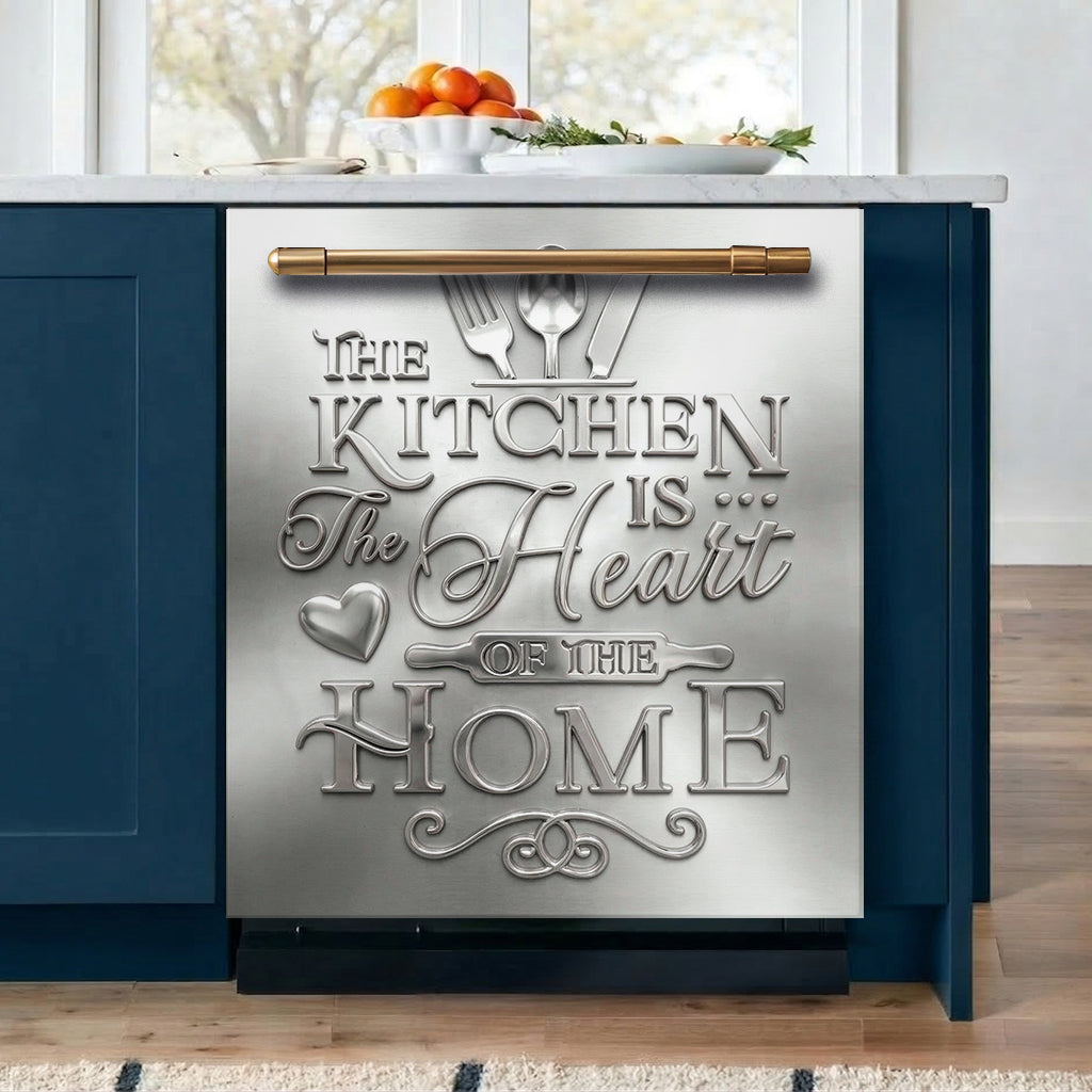 Kitchen Style Magnetic Dishwasher Cover Heart Of The Kitchen Home