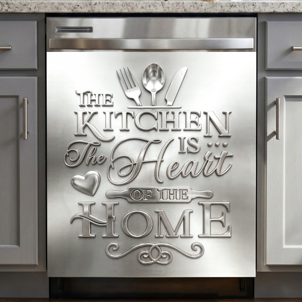 Kitchen Style Magnetic Dishwasher Cover Heart Of The Kitchen Home