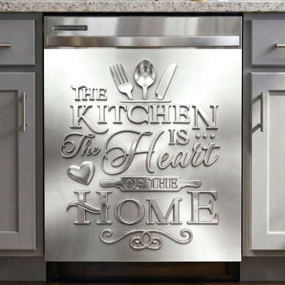 Kitchen Style Magnetic Dishwasher Cover Heart Of The Kitchen Home