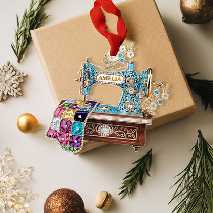 Sewing 2D Acrylic Ornament Sew Happy Personalized