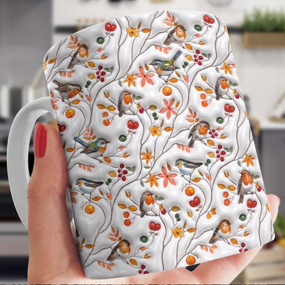 Songbird Lovers 11 oz Mug Moonpetal Melody Garden Whisper
