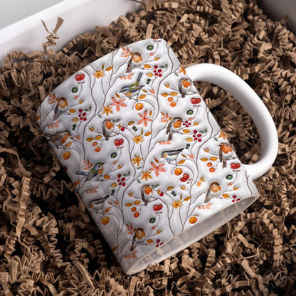 Songbird Lovers 11 oz Mug Moonpetal Melody Garden Whisper