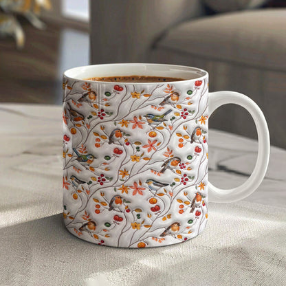Songbird Lovers 11 oz Mug Moonpetal Melody Garden Whisper