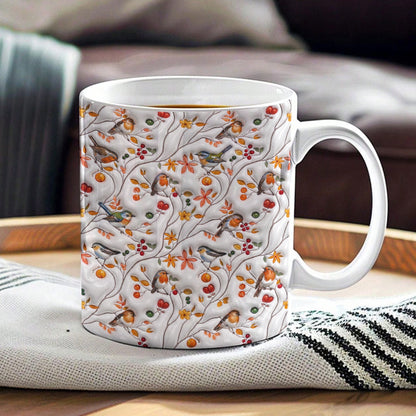 Songbird Lovers 11 oz Mug Moonpetal Melody Garden Whisper