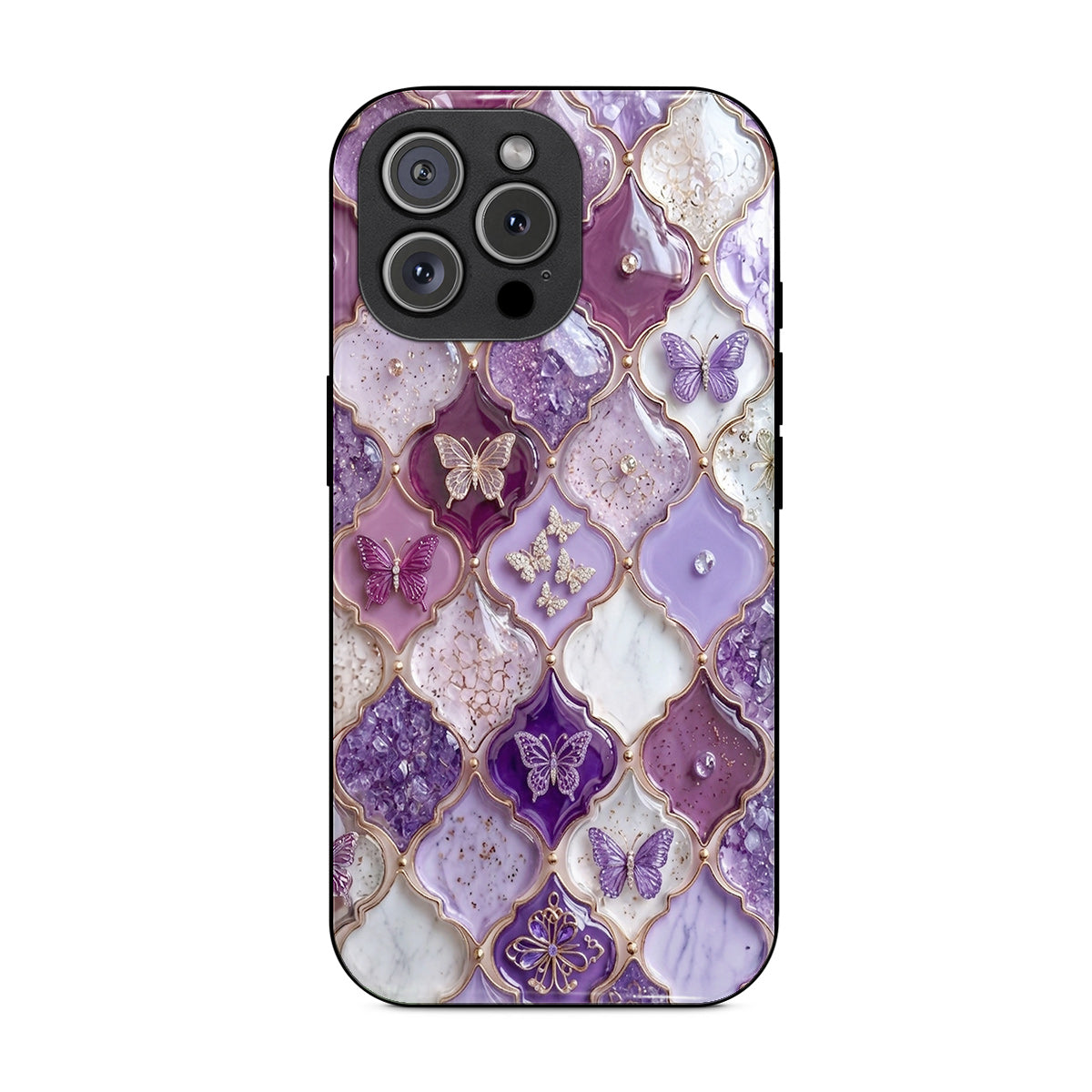 Butterfly Phone Case Amethyst Butterfly
