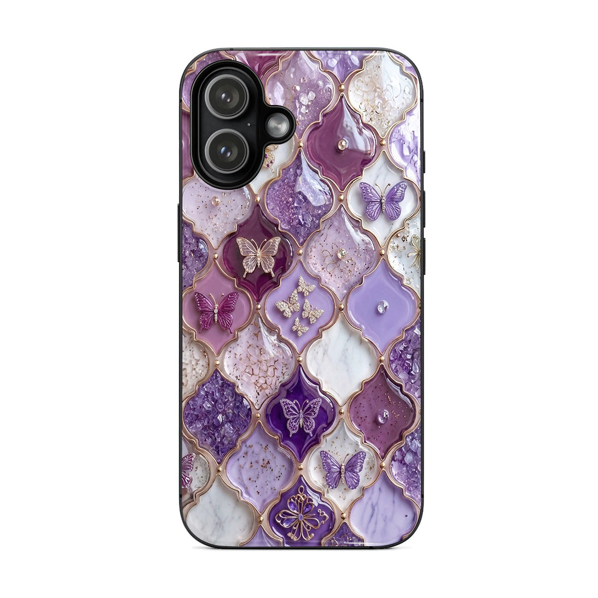Butterfly Phone Case Amethyst Butterfly