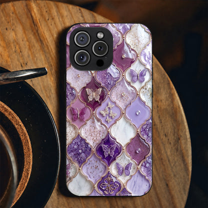 Butterfly Phone Case Amethyst Butterfly
