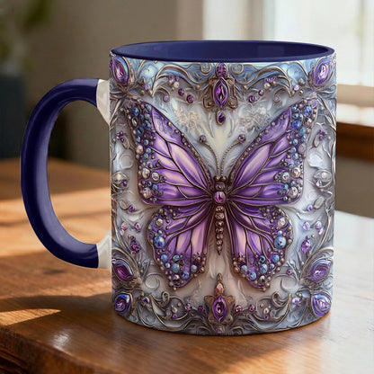 Beautiful Butterfly Accent Mug