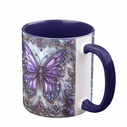 Beautiful Butterfly Accent Mug