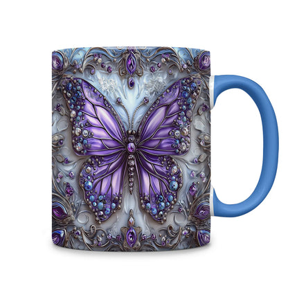 Beautiful Butterfly Accent Mug