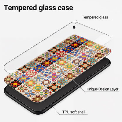 Sewing Lovers Phone Case Glossy Quilt Blocks