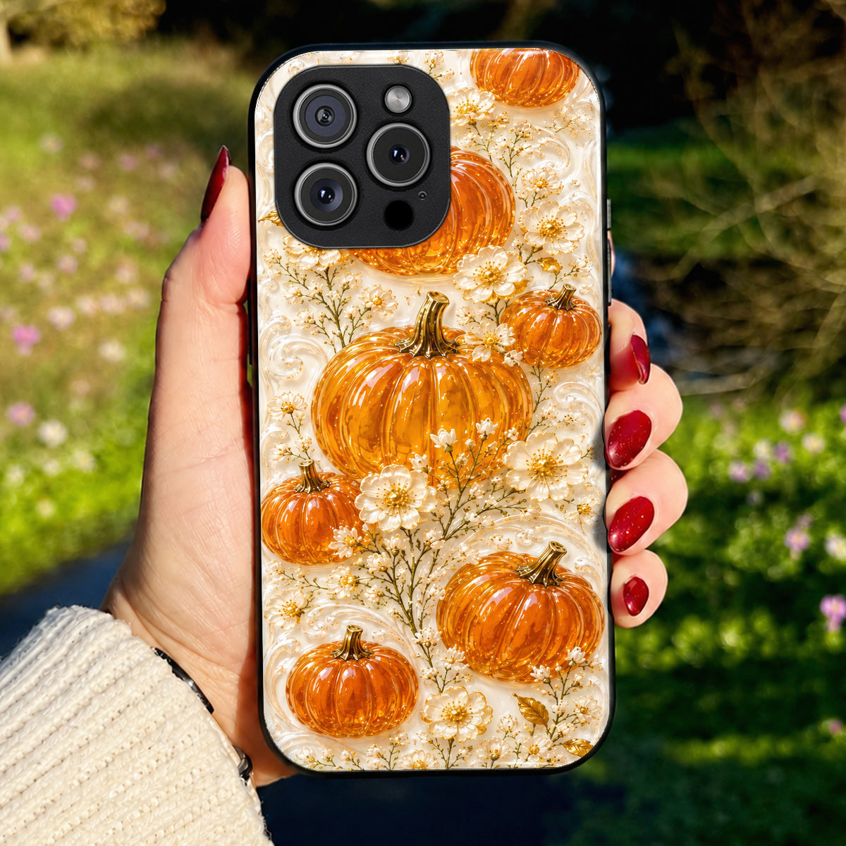 Golden Harvest Pumpkin Phone Case