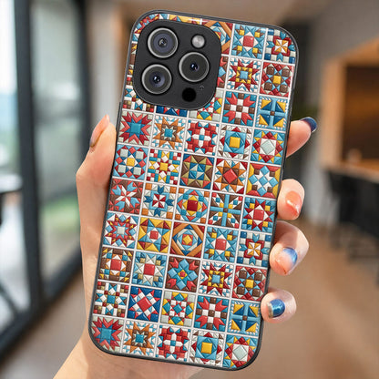 Sewing Lover Phone Case Chromatic Quilt Blocks
