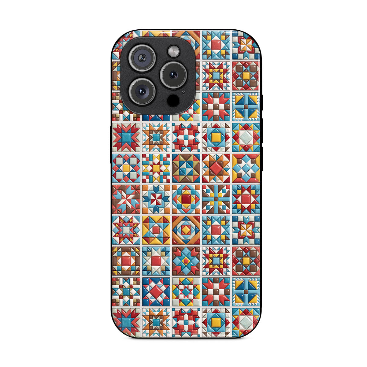 Sewing Lover Phone Case Chromatic Quilt Blocks