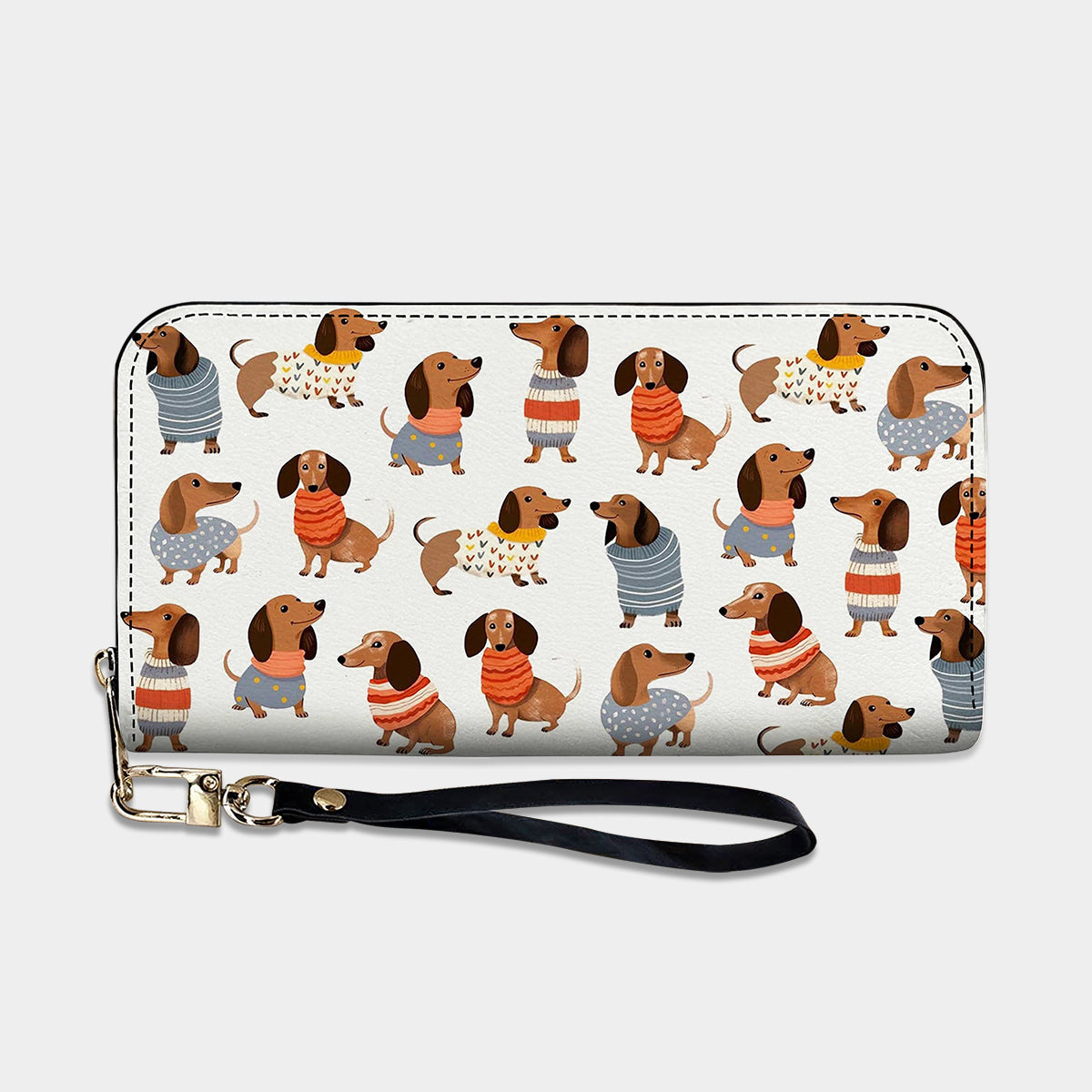 Dachshund Leather Wallet Cuteness Overload