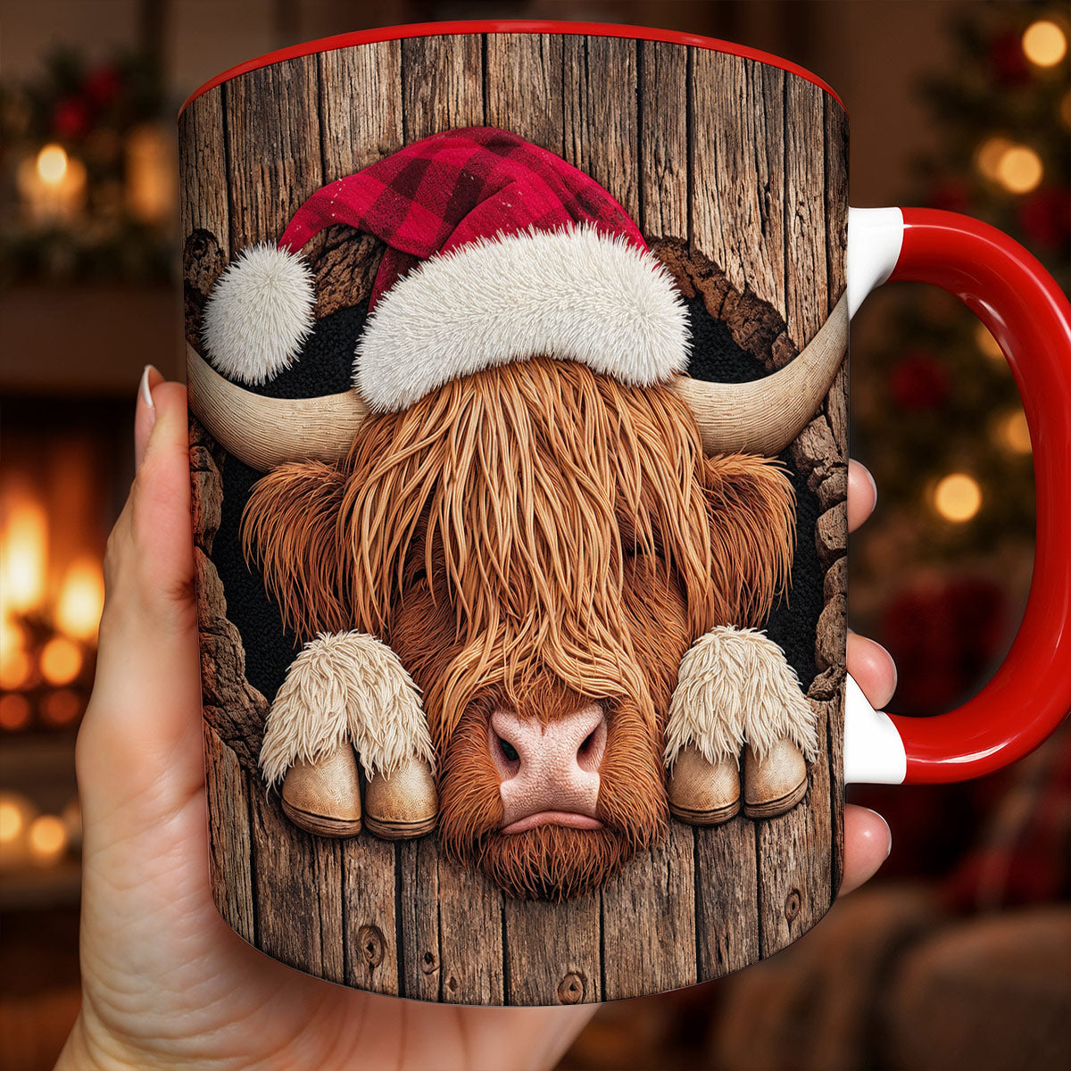 Cozy Christmas Highland Hideaway Ceramic Accent Mug