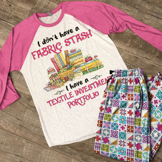 Sewing Lover Raglan Lounge Pajamas Textile Investment Portfolio