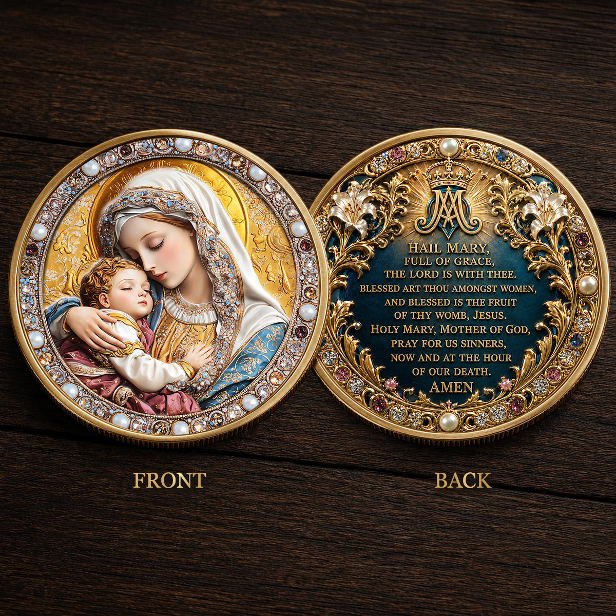 Mary’s Grace Devotional Premium 3D Commemorative Coin