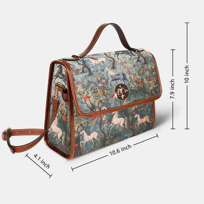 Horse Lover Satchel Handbag Mystical Steeds