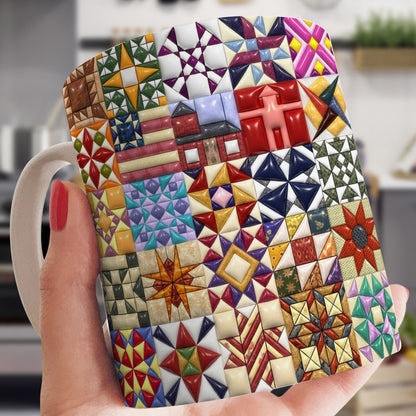 Sewing Lover 11Oz Mug Quilt Blocks