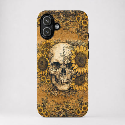Eternal Skull Leather Phone Case