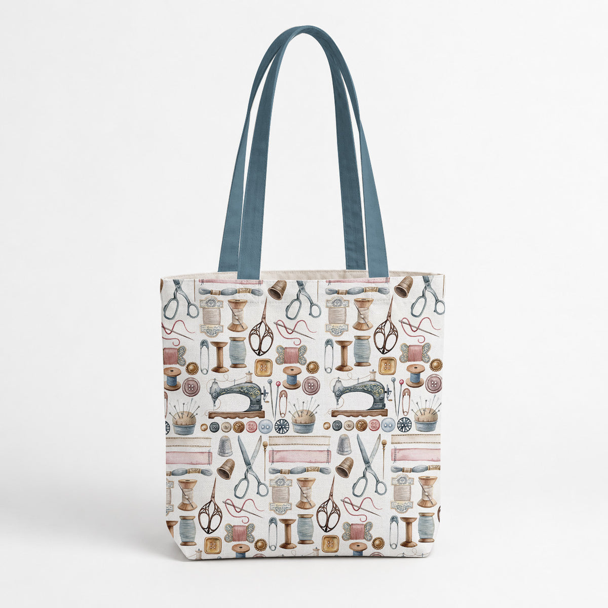 Sewing Lover Canvas Tote Bag Quilting Essentials