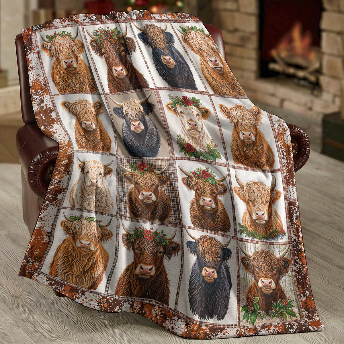Cow Fleece Blanket Cows In My Heart