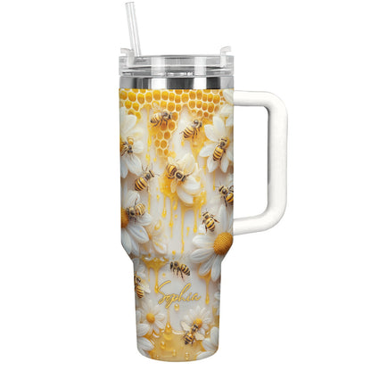 Personalized Honeybee Garden 40 oz Tumbler