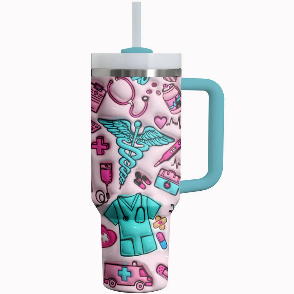 Nurse 40Oz Tumbler NursePuff