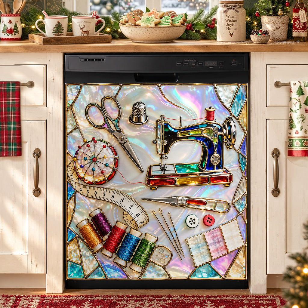 Sewing Magnetic Dishwasher Cover Iridescent Sewing Treasures