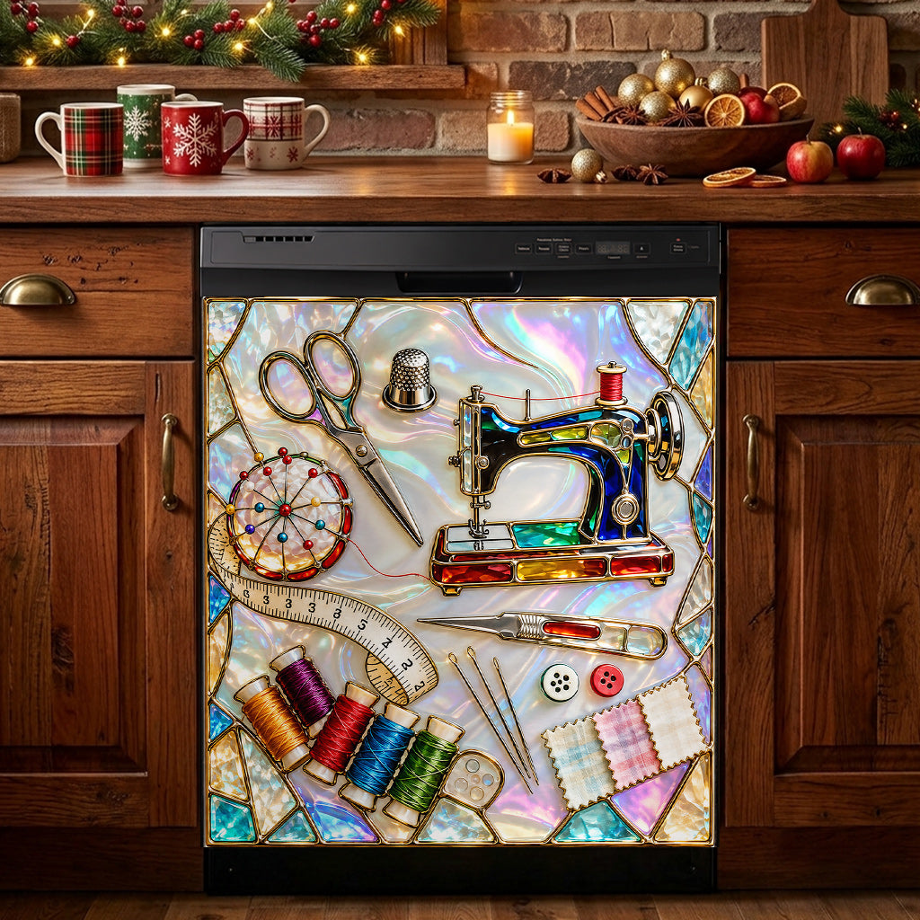 Sewing Magnetic Dishwasher Cover Iridescent Sewing Treasures