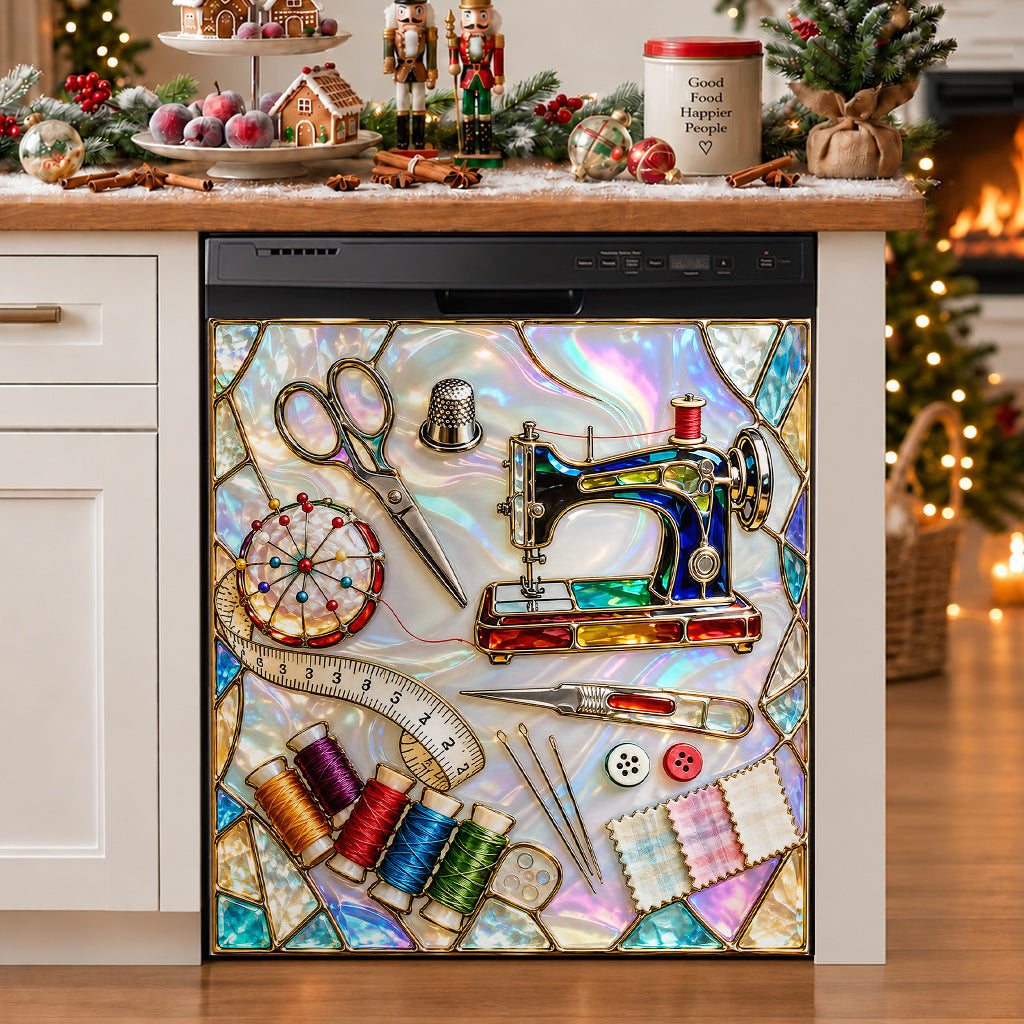 Sewing Magnetic Dishwasher Cover Iridescent Sewing Treasures