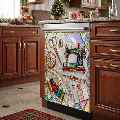 Sewing Magnetic Dishwasher Cover Iridescent Sewing Treasures