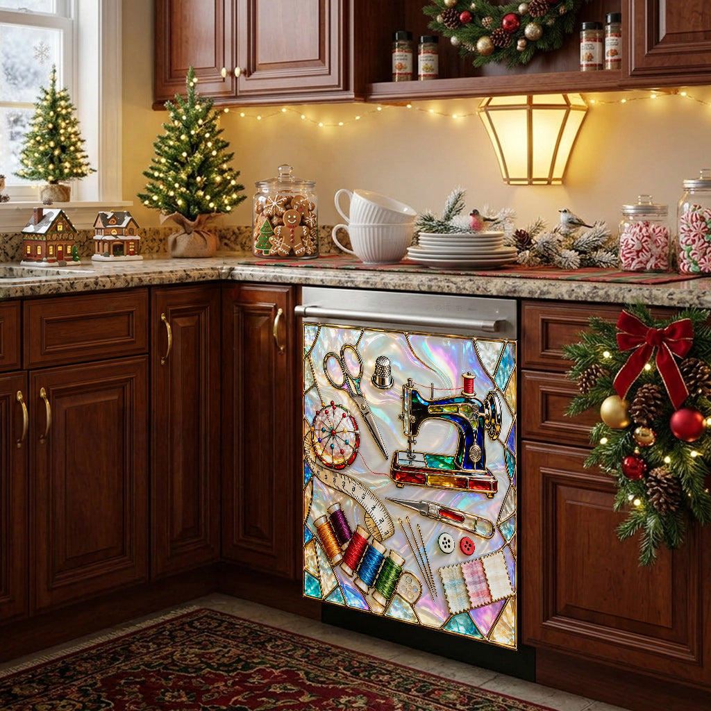 Sewing Magnetic Dishwasher Cover Iridescent Sewing Treasures