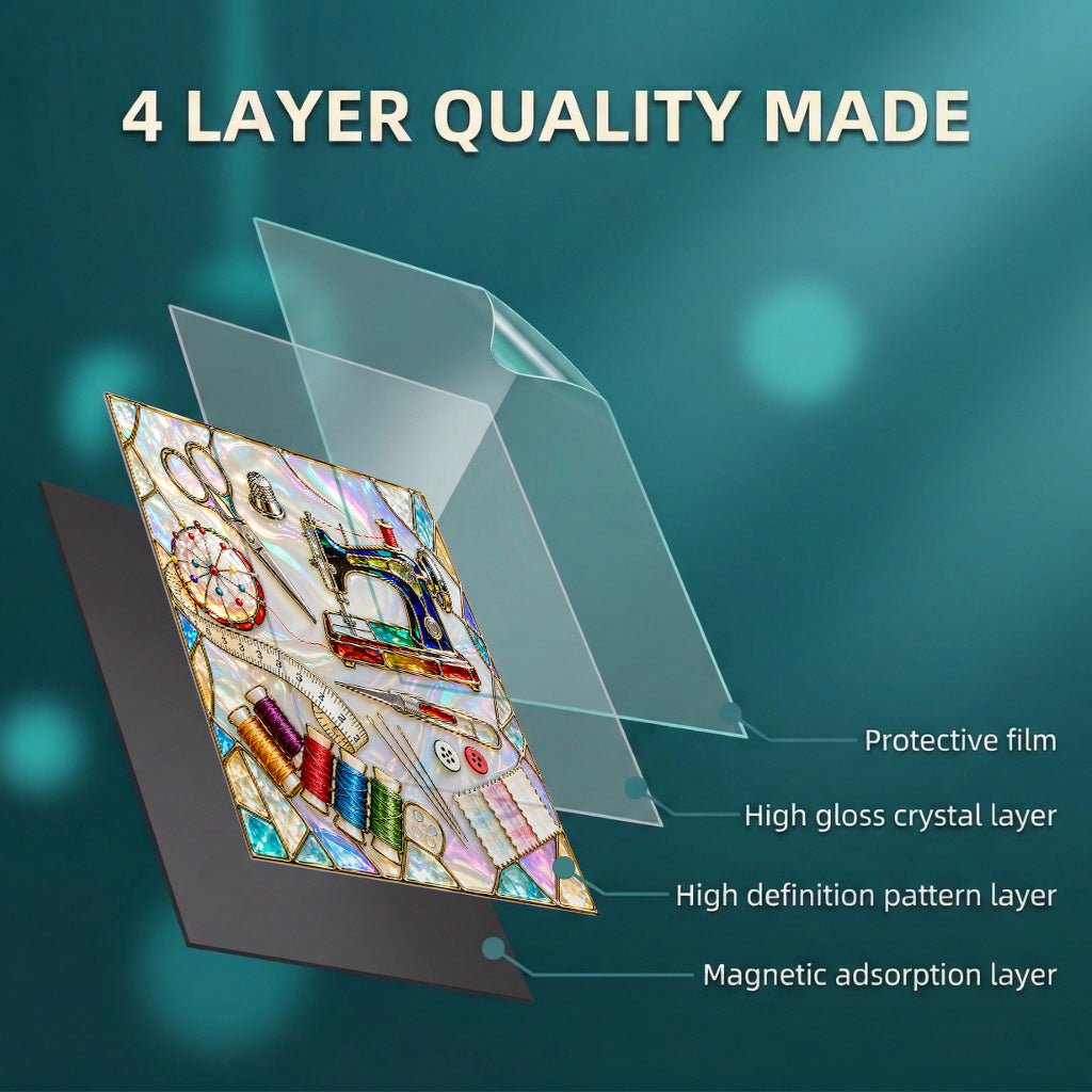 Sewing Magnetic Dishwasher Cover Iridescent Sewing Treasures