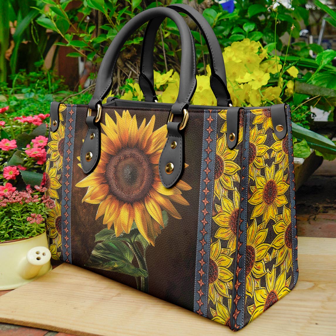 Sunflower Leather Bag Million Sunny