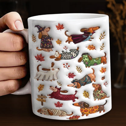 Howl-O-Ween Dachshund Ceramic Mug