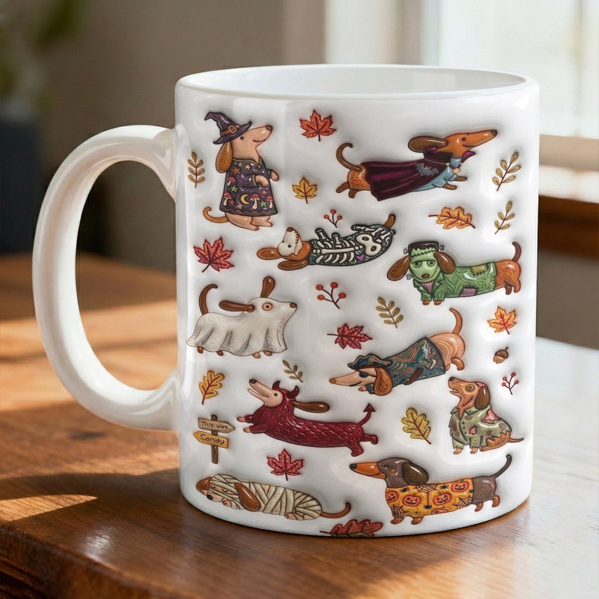 Howl-O-Ween Dachshund Ceramic Mug