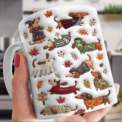 Howl-O-Ween Dachshund Ceramic Mug
