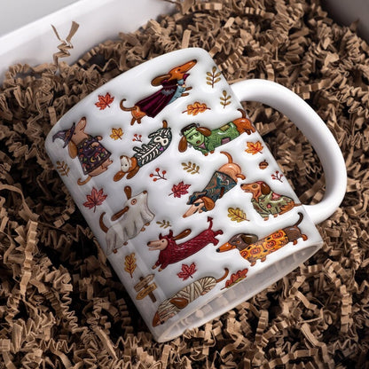 Howl-O-Ween Dachshund Ceramic Mug