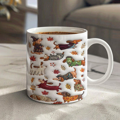 Howl-O-Ween Dachshund Ceramic Mug