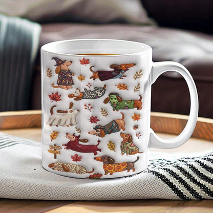 Howl-O-Ween Dachshund Ceramic Mug