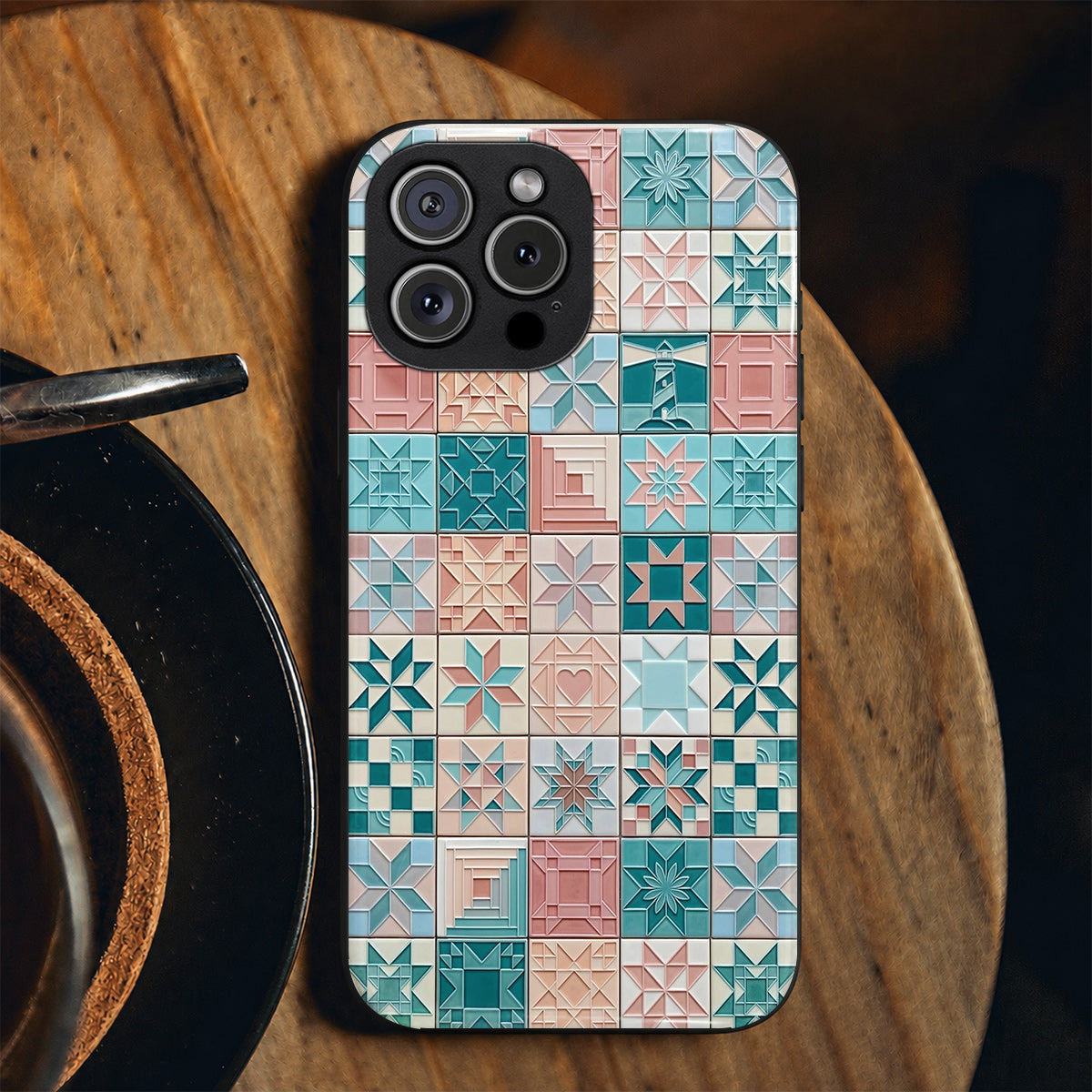 Ocean Breeze Patchwork Phone Case Patchwork By The Sea